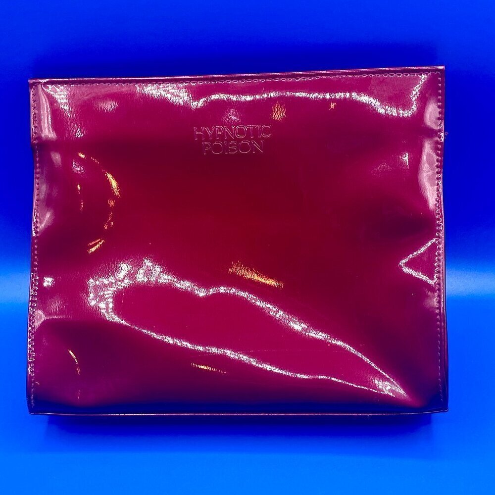 Christian Dior Parfums Hypnotic Poison Metallic Red Vintage Toiletry Bag Dior